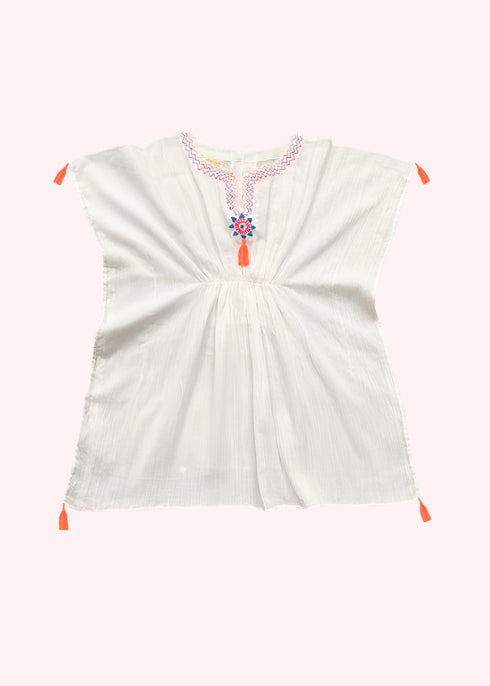 Beachwear Pool Dress Blue Tassel